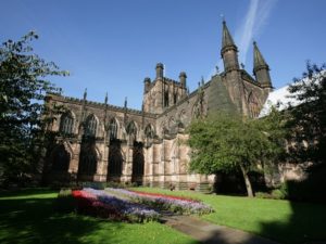 Chester Cathedral supports Head Out Not Home campaign