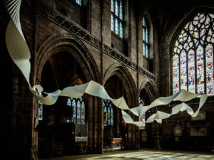 Chester Cathedral welcomes large-scale paper sculpture installation for Easter