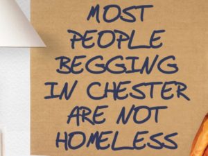 Crackdown of those who pretend to be homeless from begging in Chester city centre