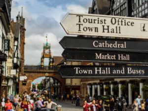 International visitors receive a friendly welcome in Chester