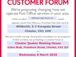 Local Public Consultation for Post Office location change