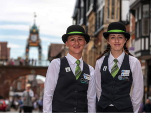 Welcome Ambassadors celebrate 100,000 visitor interactions in Chester