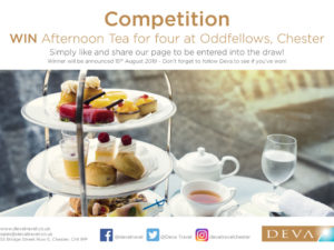 Competition to win Afternoon Tea with Deva Travel and Oddfellows