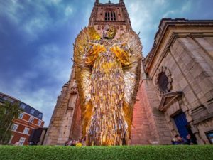 Knife Angel Comes to Chester Cathedral