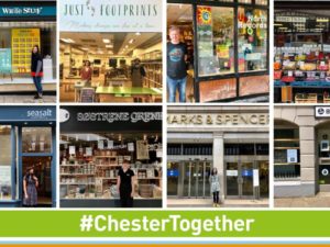 Chester city centre shows its best side as shoppers make a stress-free return to the city