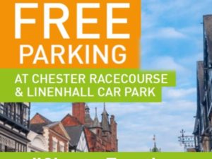 Free Parking Available at Chester Race Company Car Parks until August