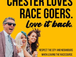 Chester Racecourse and Chester BID launch campaign to discourage unwanted behaviour on race days