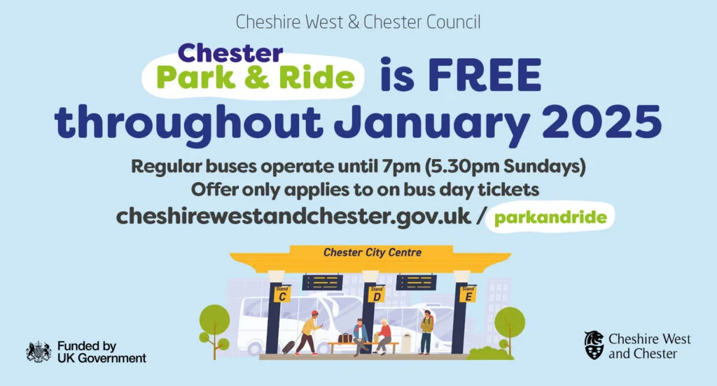 Chester Park and Ride January 2025