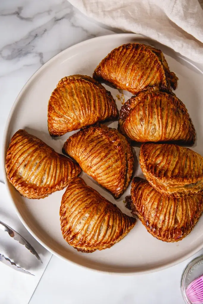 Handmade Croissants on a plate