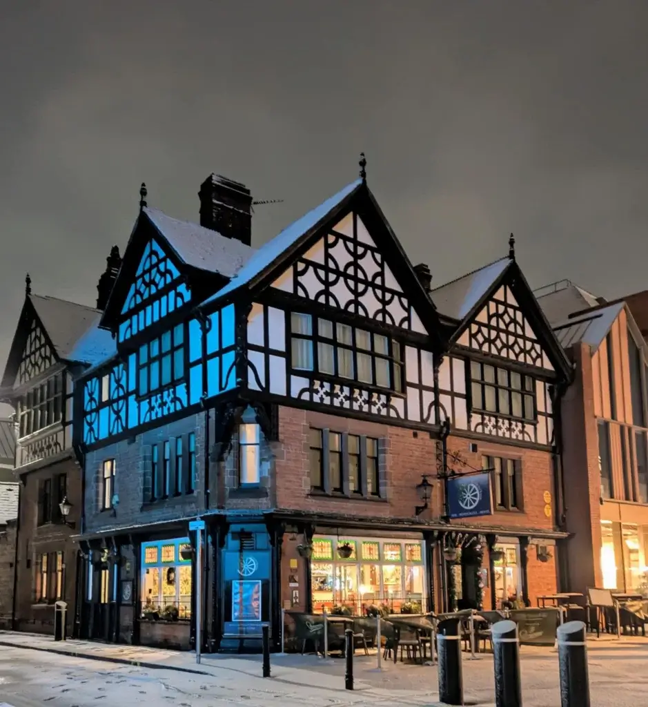 The Coach House Chester in Snow