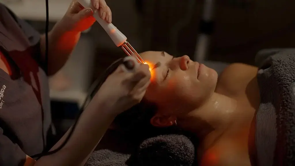 a woman getting a beauty therapy treatment